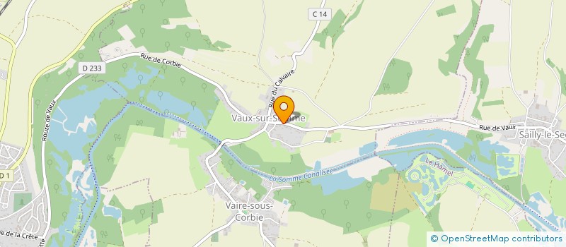 localisation de l'entreprise ASSOCIATION PICARDE DES RANDONNEURS ELEVEURS AMATEURS DE CHEVAUX  MORLANCOURT