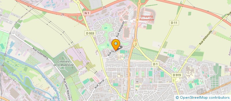 localisation de l'entreprise ASSOCIATION PICARDIE FORMATION  AMIENS