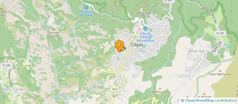 localisation de l'entreprise ASSOCIATION PIED A TERRE à CILAOS
