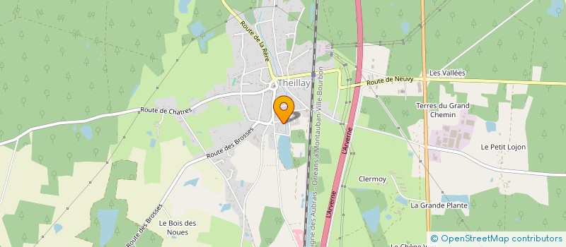 localisation de l'entreprise ASSOCIATION PIEDS AGILES DE THEILLAY  THEILLAY