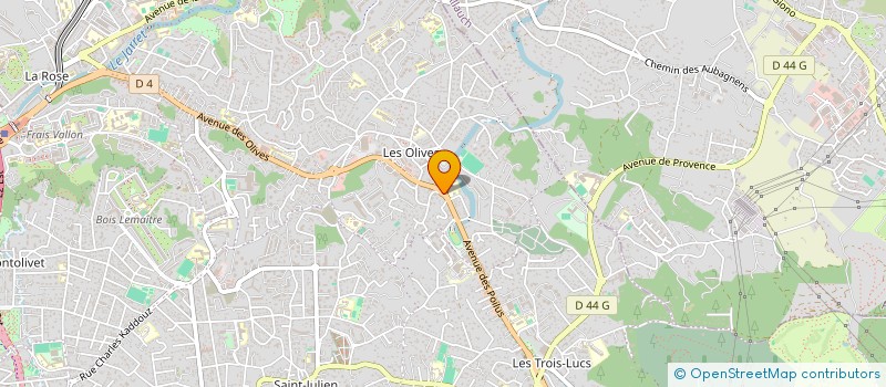 localisation de l'entreprise ASSOCIATION PIEDS POINGS LES 3 CITES à MARSEILLE
