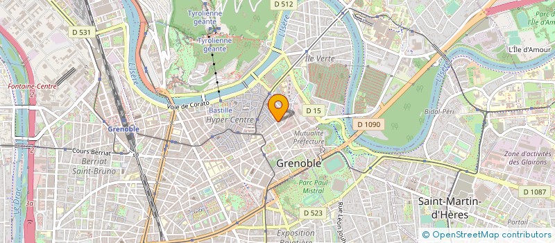 localisation de l'entreprise ASSOCIATION PIERRE BOUCHET à GRENOBLE