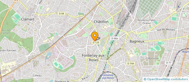 localisation de l'entreprise ASSOCIATION PIERRE BROSSOLETTE 92260 à FONTENAY-AUX-ROSES