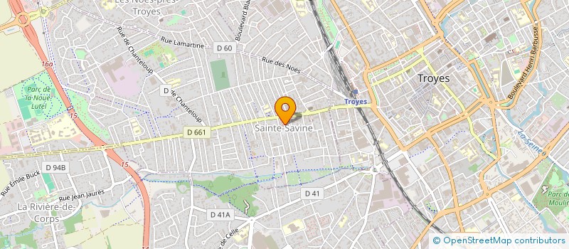 localisation de l'entreprise ASSOCIATION PIERRE CHAUSSIN  SAINT-PARRES-AUX-TERTRES