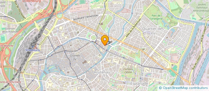 localisation de l'entreprise ASSOCIATION PIERRE CLEMENT à STRASBOURG