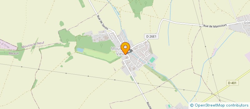 localisation de l'entreprise ASSOCIATION PIERRE DE TON EGLISE  MOUSSY-LE-VIEUX