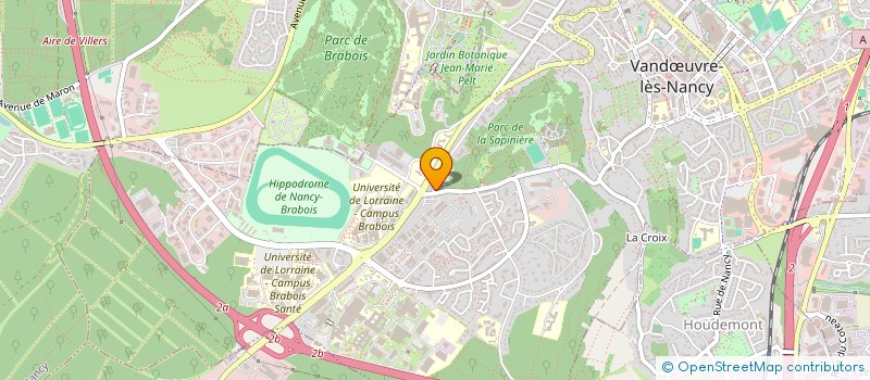 localisation de l'entreprise ASSOCIATION PIERRE ET PATRIMOINE VANDOPERIENS  VANDUVRE-LES-NANCY