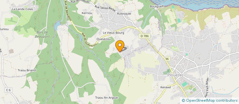 localisation de l'entreprise ASSOCIATION PIERRE LOTI A PAIMPOL  PAIMPOL