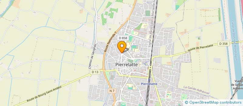 localisation de l'entreprise ASSOCIATION PIERRELATTE AMITIES à PIERRELATTE