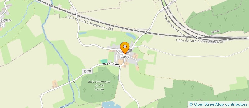 localisation de l'entreprise ASSOCIATION PIERRES DE SOINS / CHEZ SEVENDEY  LUCY