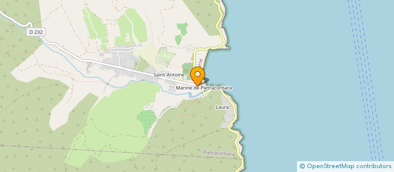 localisation de l'entreprise ASSOCIATION PIETRA - JEUNESSE à PIETRACORBARA