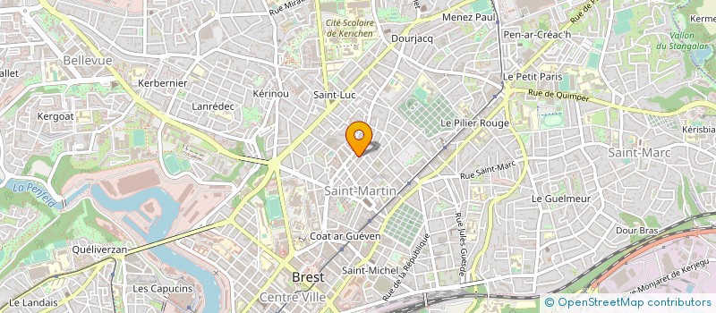 localisation de l'entreprise ASSOCIATION PIEZZOMUSIK à BREST