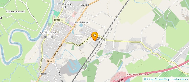 localisation de l'entreprise ASSOCIATION PILE EVENTS  SAINT-DENIS-DE-PILE