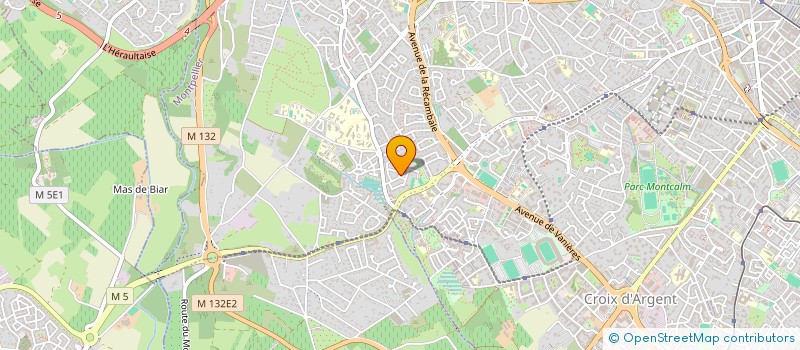 localisation de l'entreprise ASSOCIATION PILE-POIL  MONTPELLIER