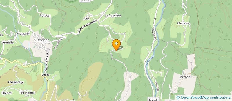 localisation de l'entreprise ASSOCIATION PILOTI  CHASSIERS