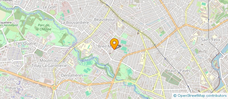 localisation de l'entreprise ASSOCIATION PING  NANTES