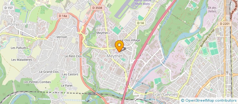 localisation de l'entreprise ASSOCIATION PISTES INTERCULTURELLES (A.P.I.)  ANNECY