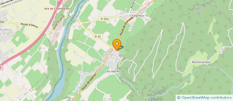 localisation de l'entreprise ASSOCIATION PIT BOULES IZERONNAISES  IZERON