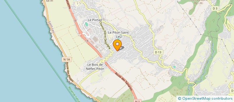 localisation de l'entreprise ASSOCIATION PLACE AU VRAC à SAINT-LEU