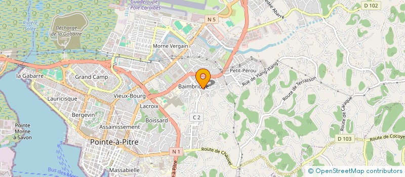 localisation de l'entreprise ASSOCIATION PLANETE, ANIMATIONS,LOISIRS ET MUSIQUE à LES ABYMES