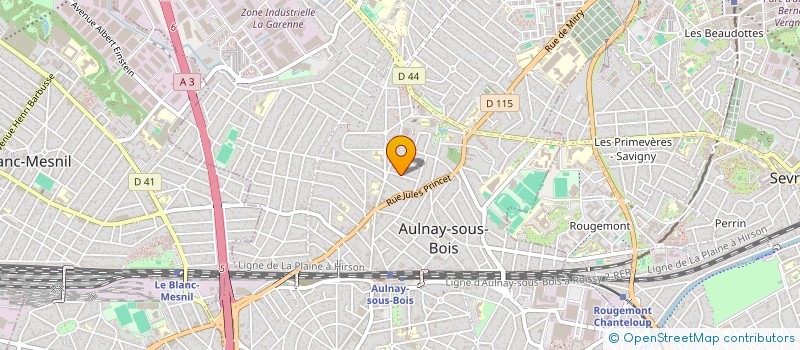 localisation de l'entreprise ASSOCIATION PLANETE CULTURE à AULNAY-SOUS-BOIS