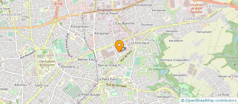 localisation de l'entreprise ASSOCIATION PLANETE LOISIRS à BREST