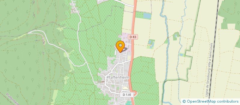 localisation de l'entreprise ASSOCIATION PLANETE MUSIC  PFAFFENHEIM