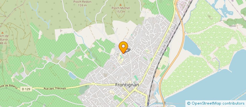 localisation de l'entreprise ASSOCIATION PLANETE PARENTS  FRONTIGNAN