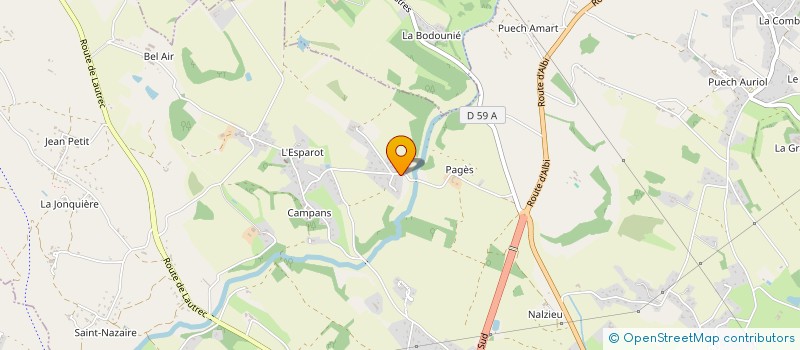 localisation de l'entreprise ASSOCIATION PLANETES NATUR'ELLES  CASTRES