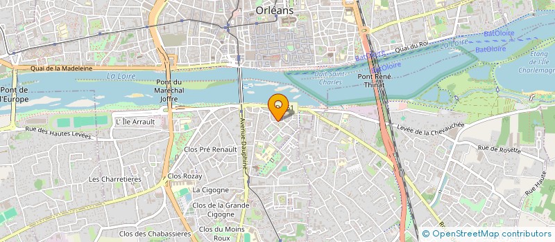 localisation de l'entreprise ASSOCIATION PLASMA-LASER à ORLEANS