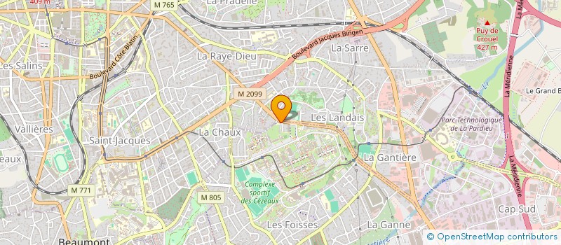 localisation de l'entreprise ASSOCIATION PLASMAS THERMIQUES  AUBIERE