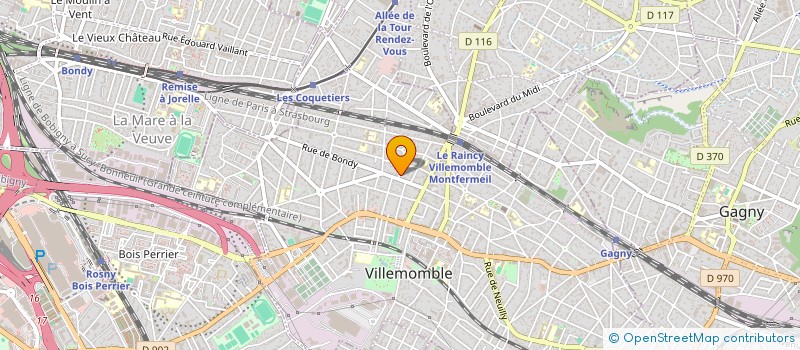 localisation de l'entreprise ASSOCIATION PLATEFORME TERRITORIALE D'APPUI DANS LE DEPARTEMENT DE SEINE-SAINT-DENIS (APTA 93) à VILLEMOMBLE