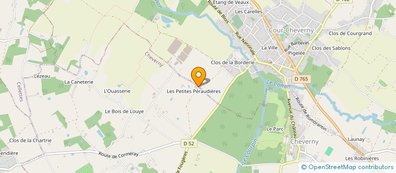 localisation de l'entreprise ASSOCIATION PLEIN DE VIE à CHEVERNY