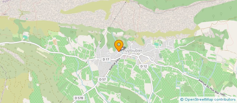 localisation de l'entreprise ASSOCIATION PLEIN SOLEIL  PUYLOUBIER