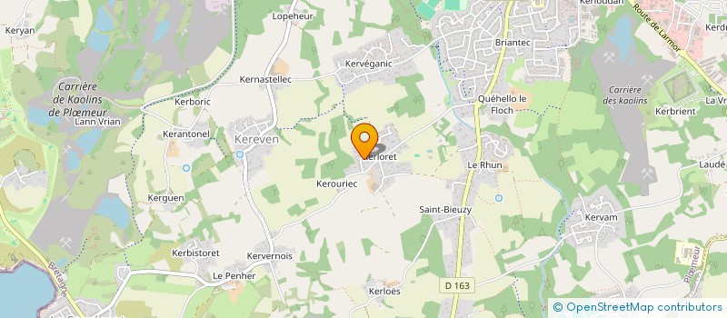 localisation de l'entreprise ASSOCIATION PLOEMEUR 6 YM  PLOEMEUR