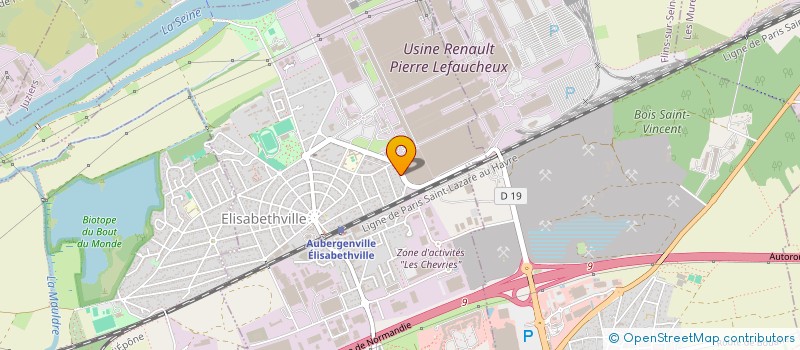 localisation de l'entreprise ASSOCIATION PLONGEE FUN DIVERS 78  PORCHEVILLE