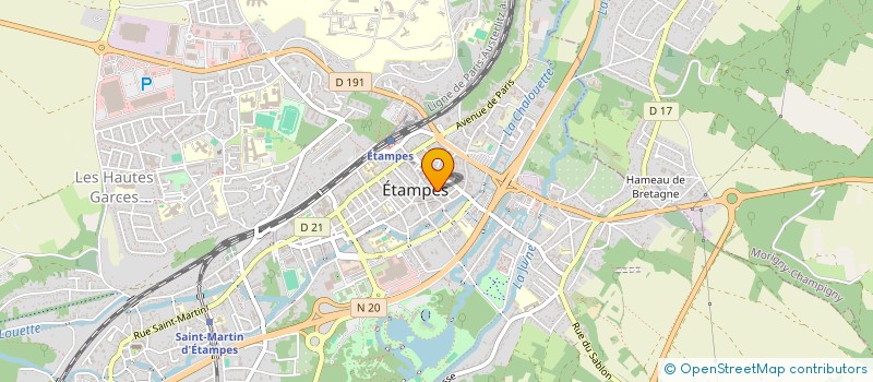localisation de l'entreprise ASSOCIATION PLUME à ETAMPES