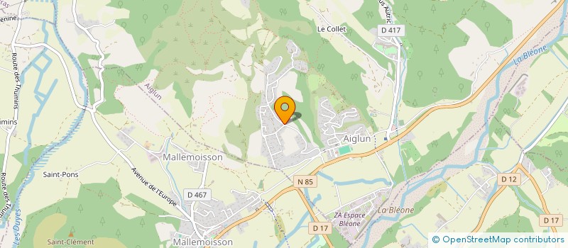 localisation de l'entreprise ASSOCIATION PLUME-EN-CIEL  LE CHAFFAUT-SAINT-JURSON