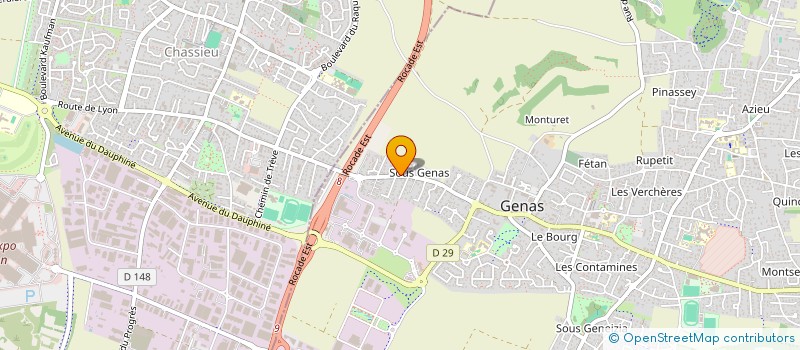 localisation de l'entreprise ASSOCIATION PLURICOLLECTION GENAS-CHASSIEU à GENAS