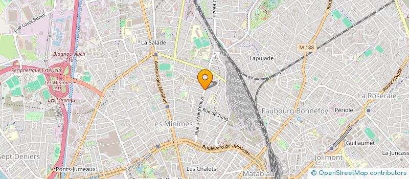 localisation de l'entreprise ASSOCIATION PLURIPROFESSIONNELLE LES ANGES à TOULOUSE