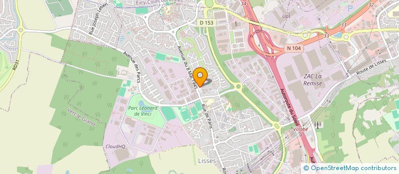 localisation de l'entreprise ASSOCIATION PLURIPROFESSIONNELLLE DE SANTE LISSOISE  LISSES