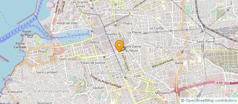 localisation de l'entreprise ASSOCIATION PLUS BELLA MA RUE  MARSEILLE