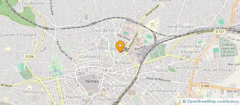 localisation de l'entreprise ASSOCIATION PODIUM 30 à NIMES