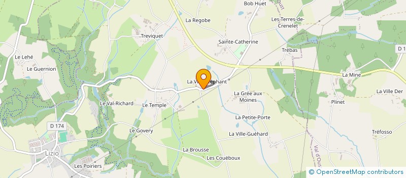 localisation de l'entreprise ASSOCIATION POESIS à LIZIO
