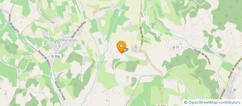 localisation de l'entreprise ASSOCIATION POIL DE CAROTTE  CHEVRIERES