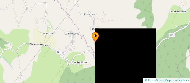 localisation de l'entreprise ASSOCIATION POINT DE CONTACT LE REFUGE  BREZIERS