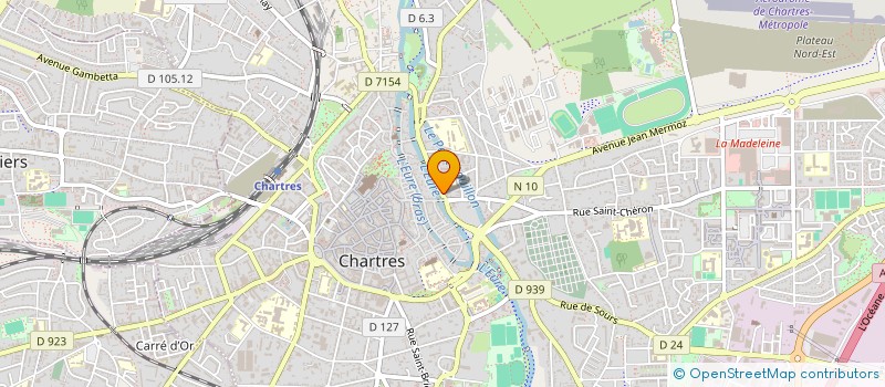 localisation de l'entreprise ASSOCIATION POINT REFUGE à CHARTRES