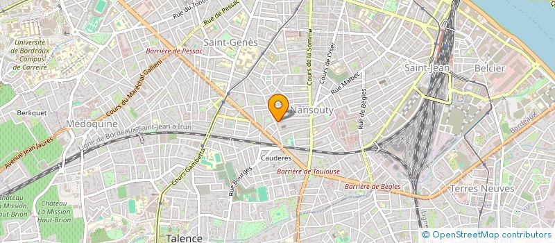 localisation de l'entreprise ASSOCIATION POINT RENCONTRE BORDEAUX METROPOLE à BORDEAUX