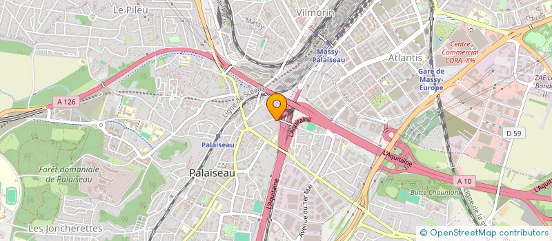 localisation de l'entreprise ASSOCIATION POINT VERT à PALAISEAU