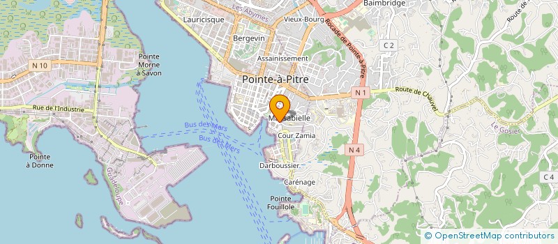 localisation de l'entreprise ASSOCIATION POINTOISE DE GESTION SOCIALE à POINTE-A-PITRE